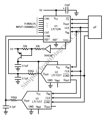 ADC – Simple Circuit Diagram
