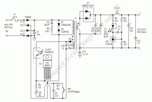 52w Smps Ac-dc Adapter – Simple Circuit Diagram