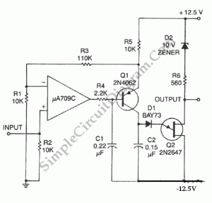 Voltage to Frequency Converter Using UJT – Simple Circuit Diagram